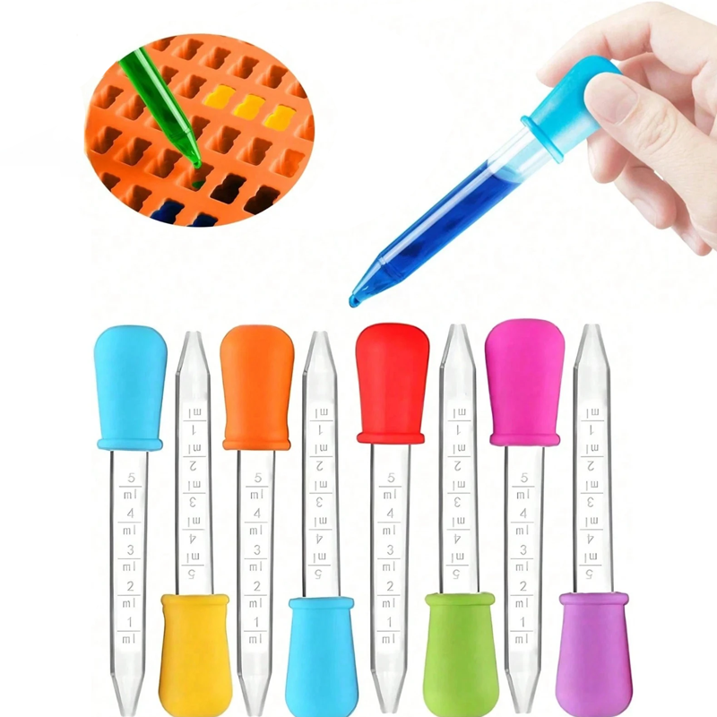 Feeding - 6/12Pcs Small Silicone Plastic Pipette Eye