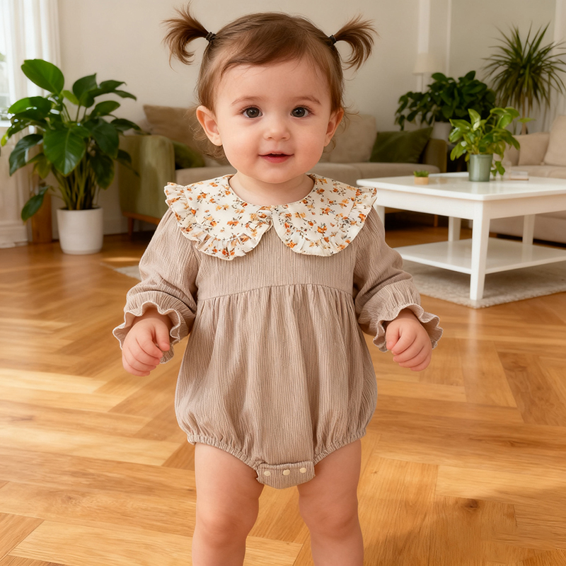 Spring Vintage Newborn Infant  - огляд і ціна Newborn Baby Girl Romper Floral