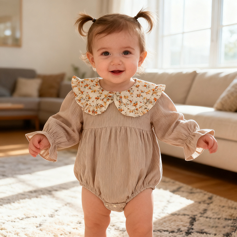 Spring Vintage Newborn Infant  - огляд і ціна Newborn Baby Girl Romper Floral
