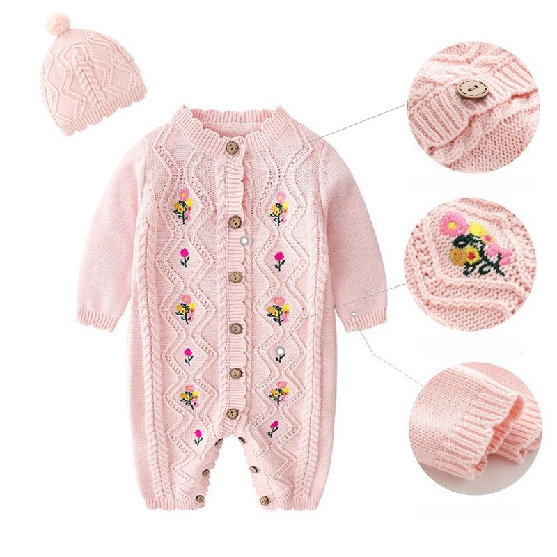 0-24M 100% Cotton Newborn Flow - огляд і ціна Newborn Baby Girl Romper Floral
