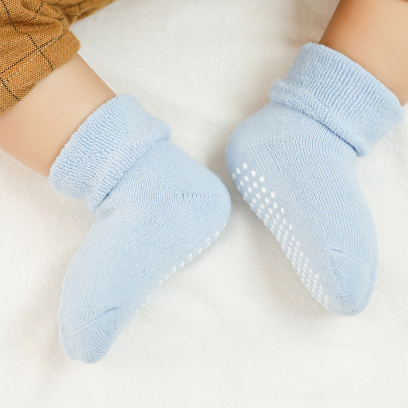 6 Pairs Thickened Fleece Child - огляд і ціна Unisex Baby Socks Non Slip