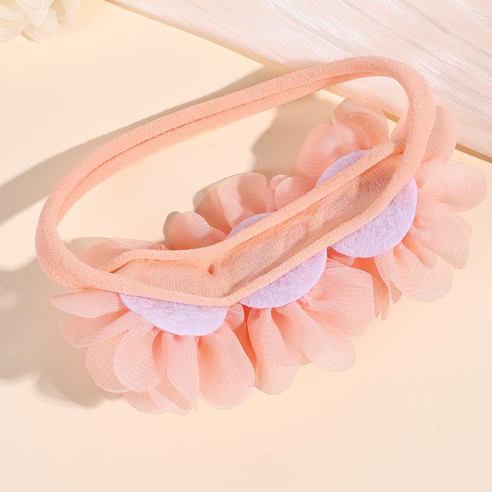 3Pcs Chiffon Flower Headbands  - огляд і ціна Baby Gear