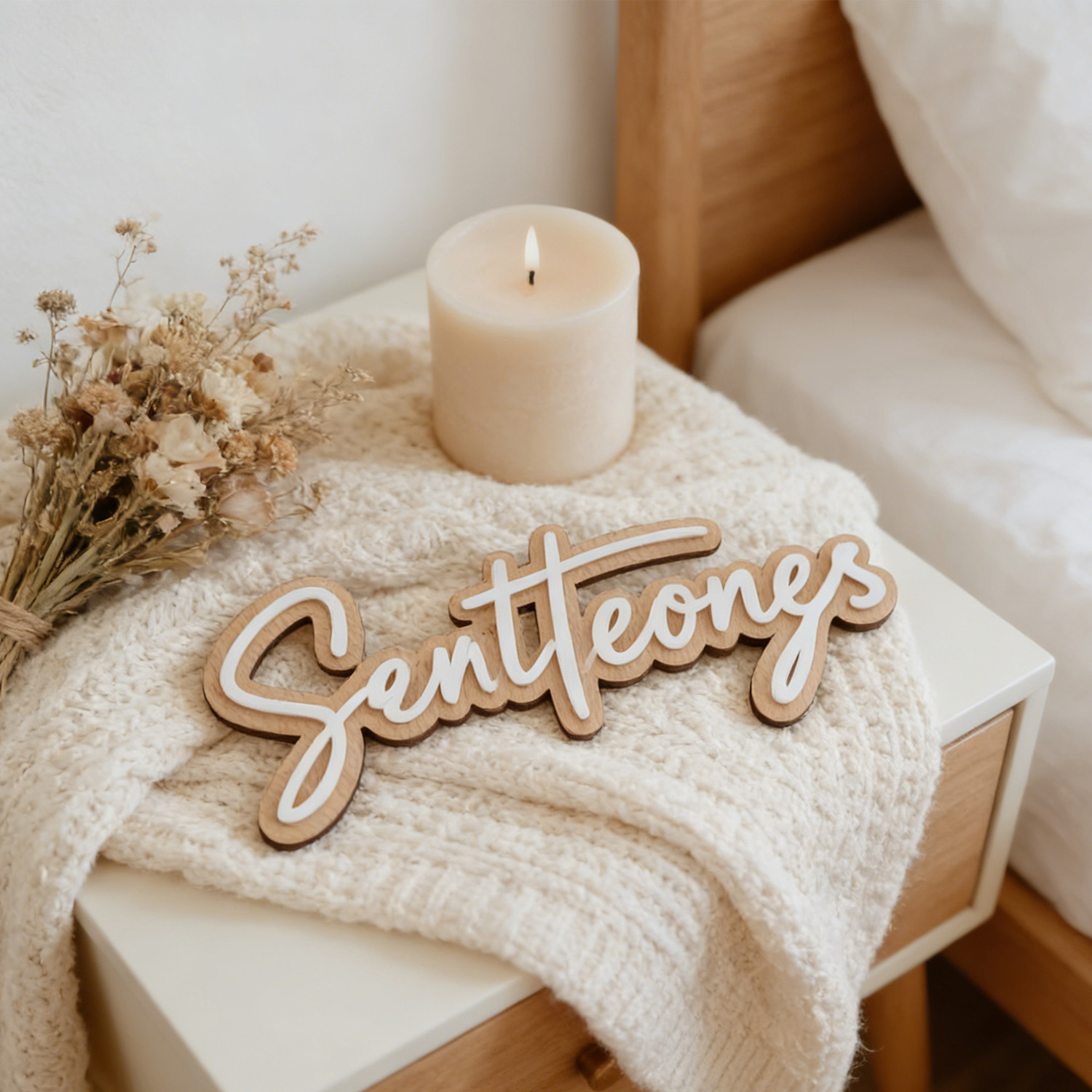 1Pc Custom Name Cute White Woo - огляд і ціна Nursery