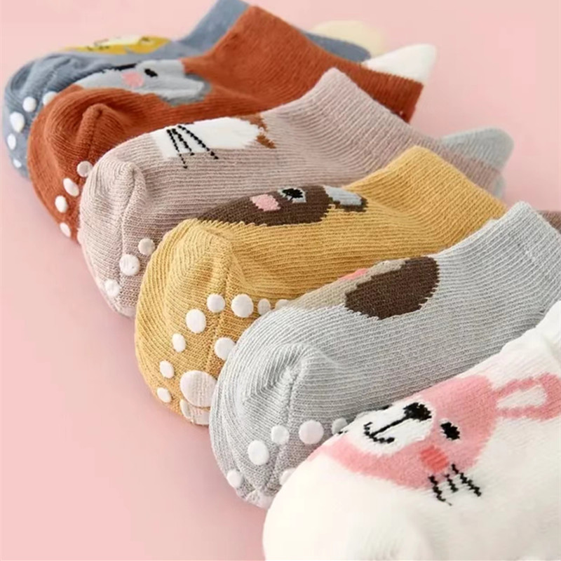 6Pairs/Lot Newborn Baby Socks  - огляд і ціна Unisex Baby Socks Non Slip