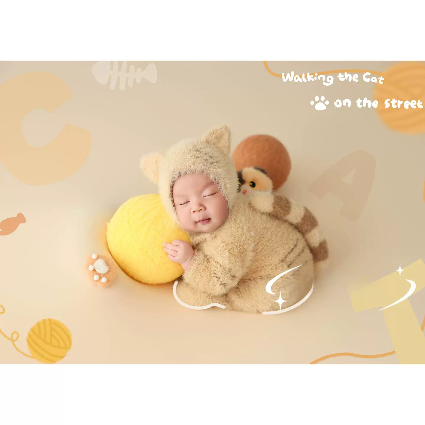 Newborn Cat Theme Photo Prop C - огляд і ціна Infant Photography Props Outfit