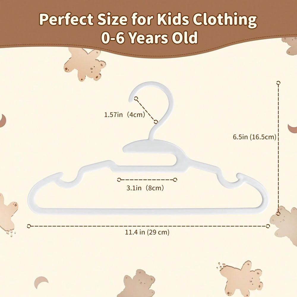 70 100 Pack Kids Hangers Plast - огляд і ціна Baby Clothes